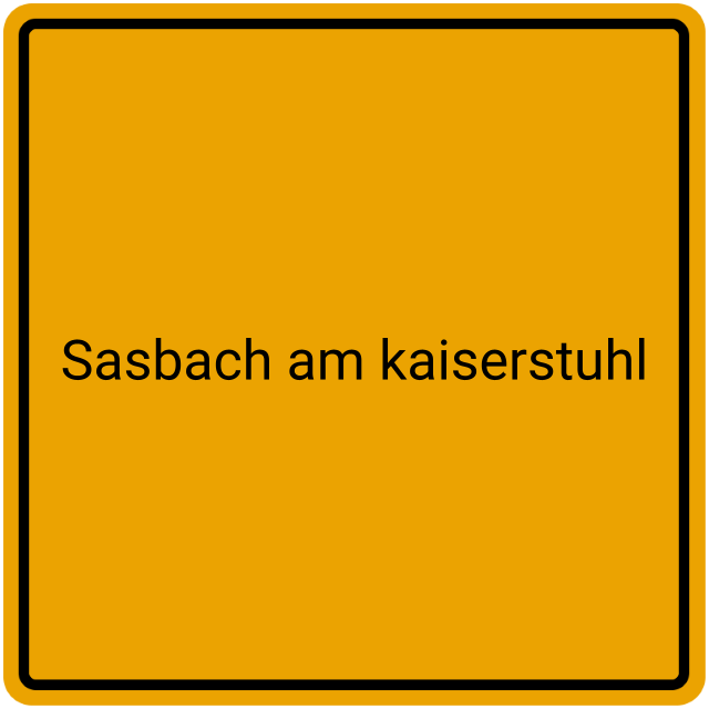 Meldebestätigung Sasbach am Kaiserstuhl